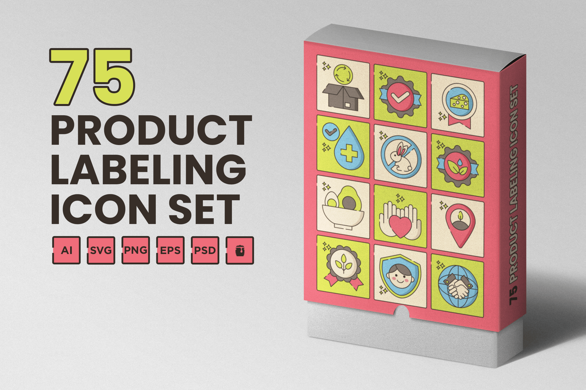 产品标签矢量图标 75 Product Tags Icons